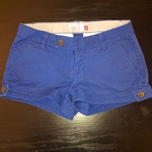 Junior girls navy blue shorts. size 3 SO brand